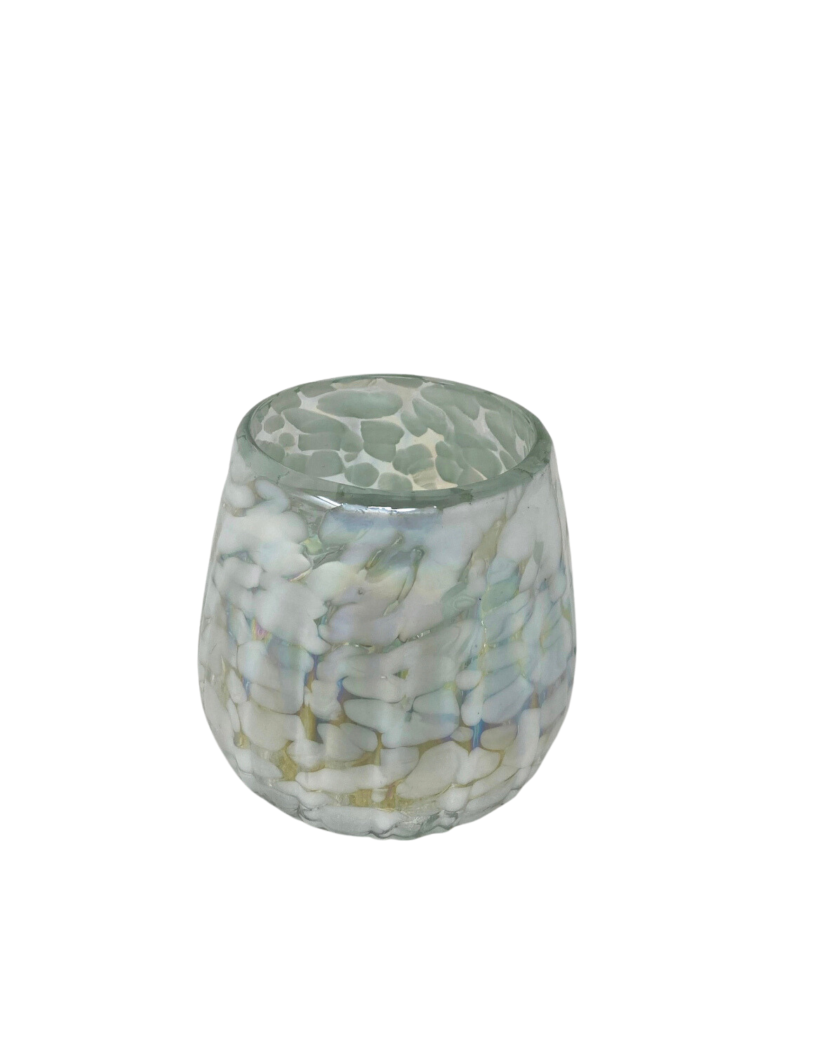 Stemless Wine Glass - White Lustre