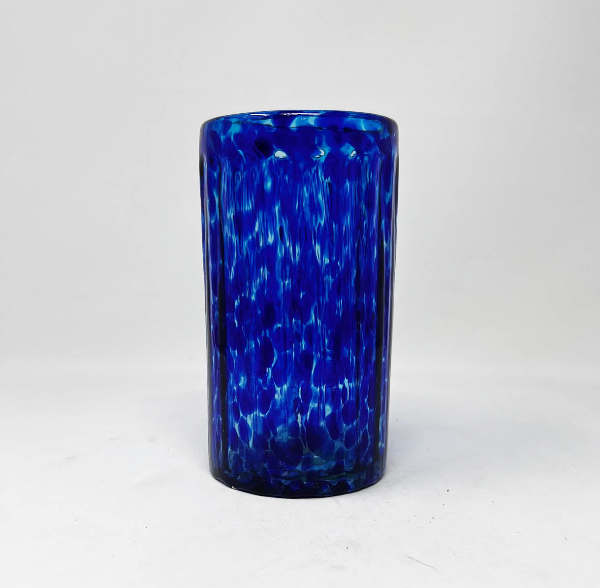 Hand Blown Water Glass - Blue Ocean
