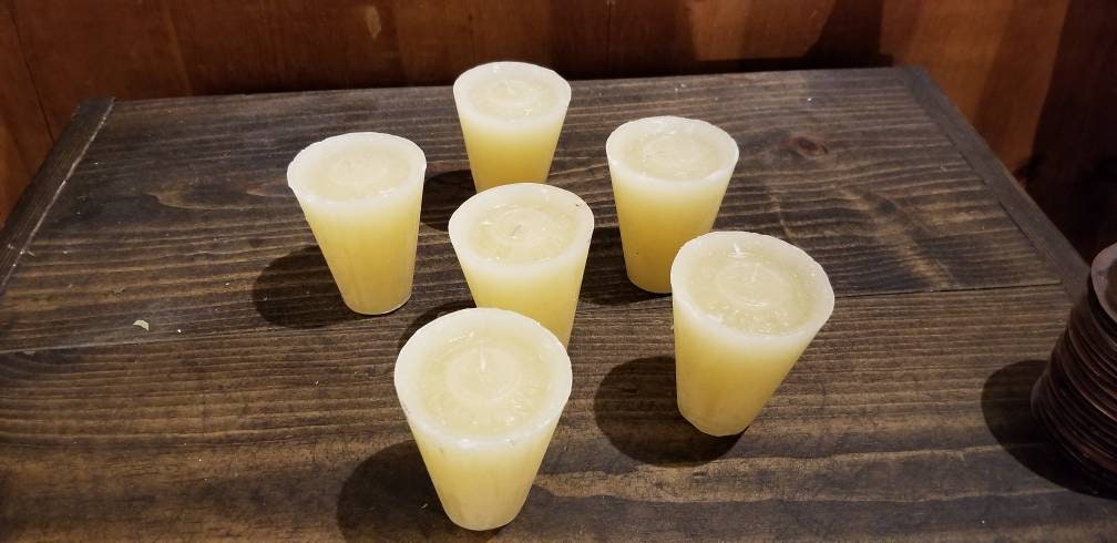 Sugar mold candles (6) (vanilla)