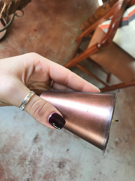 Sugar Mold Candle Holder Tin Cup