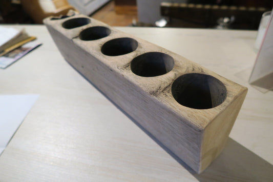 Sugar Mold from Mexico w/o Candles 12 Hole (Beige/Grey)