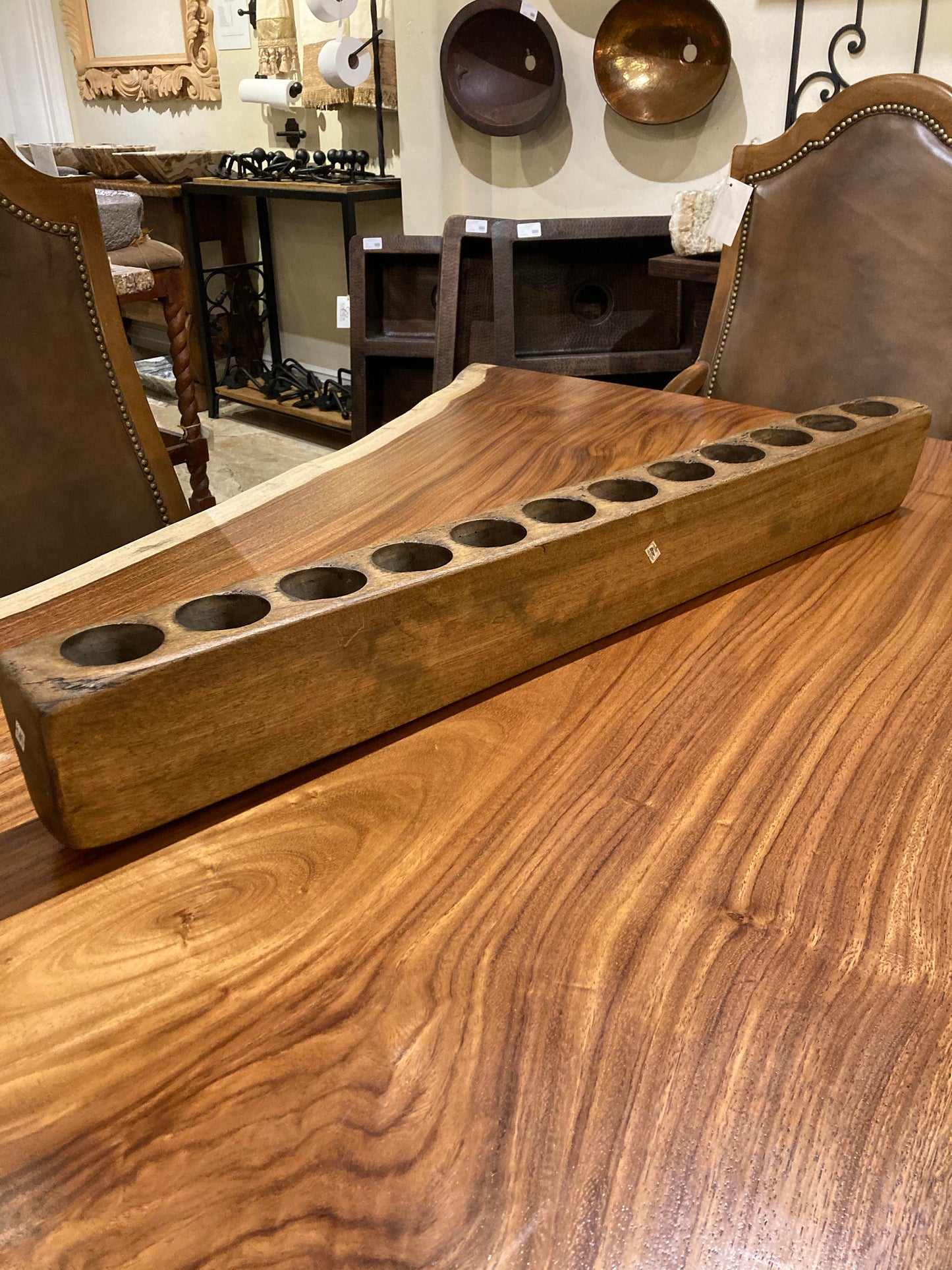 Sugar Mold from Mexico w/o Candles 12 Hole (Brown) - Blue Dorado Designs