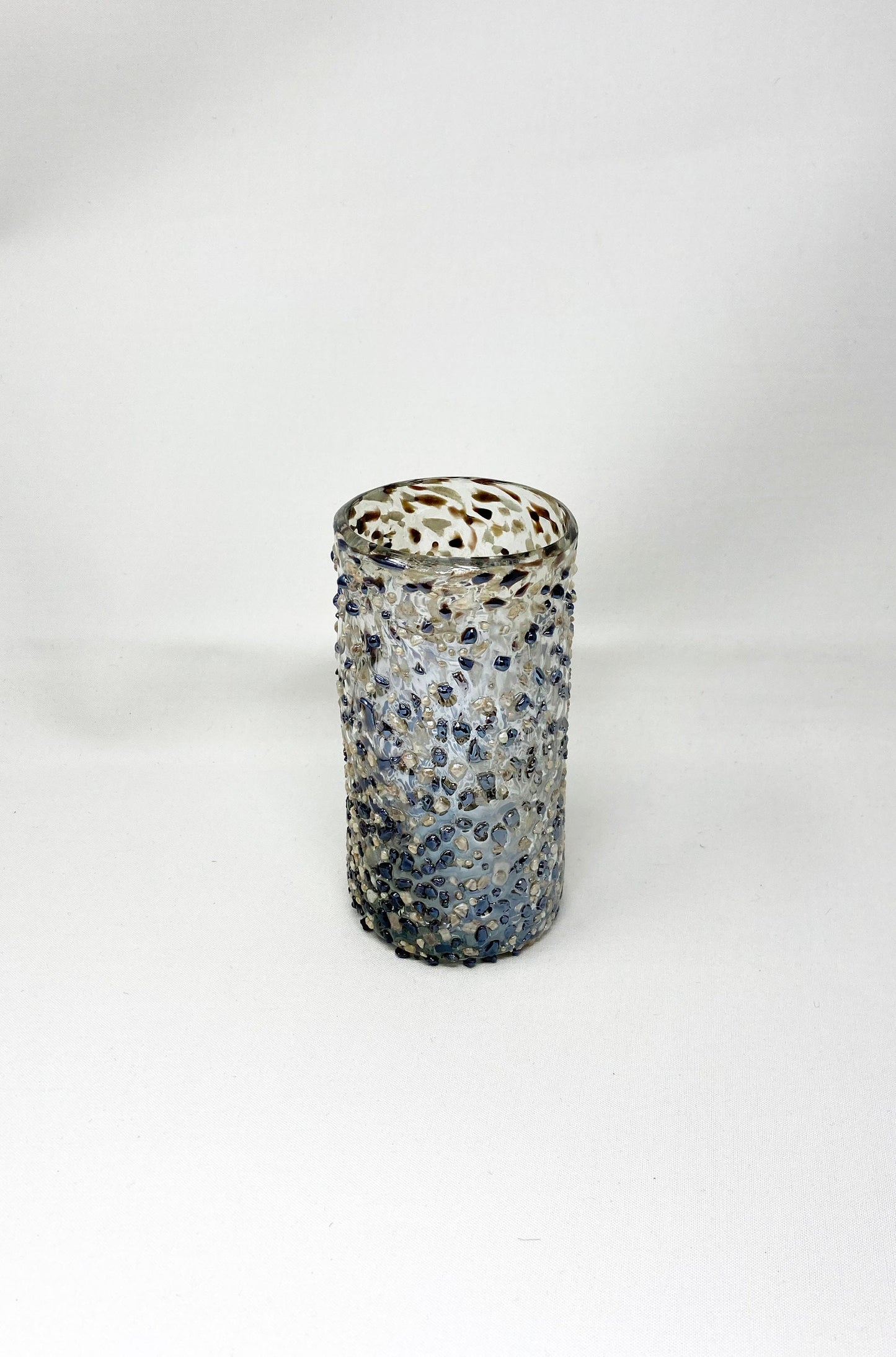 Hand Blown Water Glass - Mocha Graniti