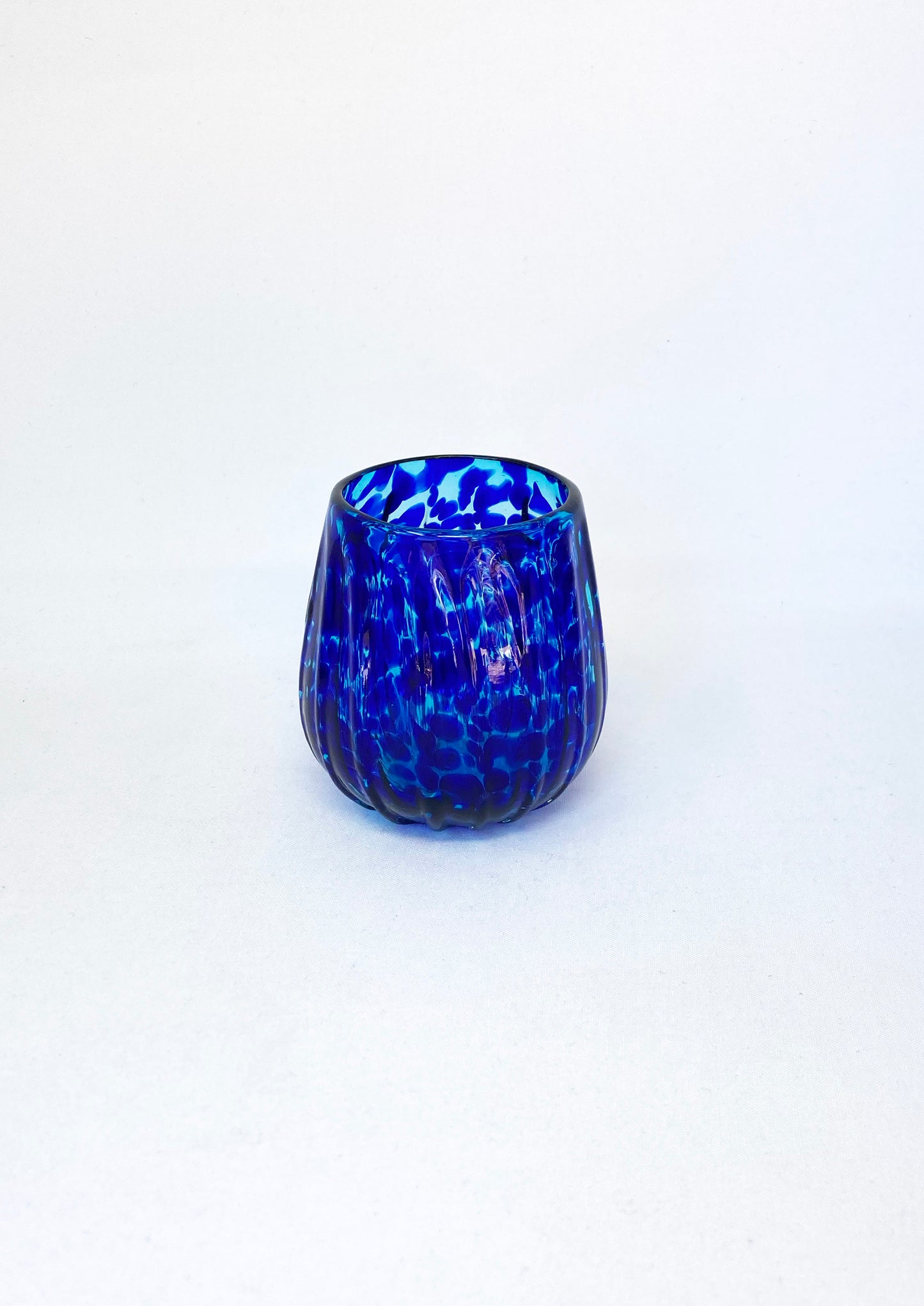 Stemless Wine Glass - Blue Ocean