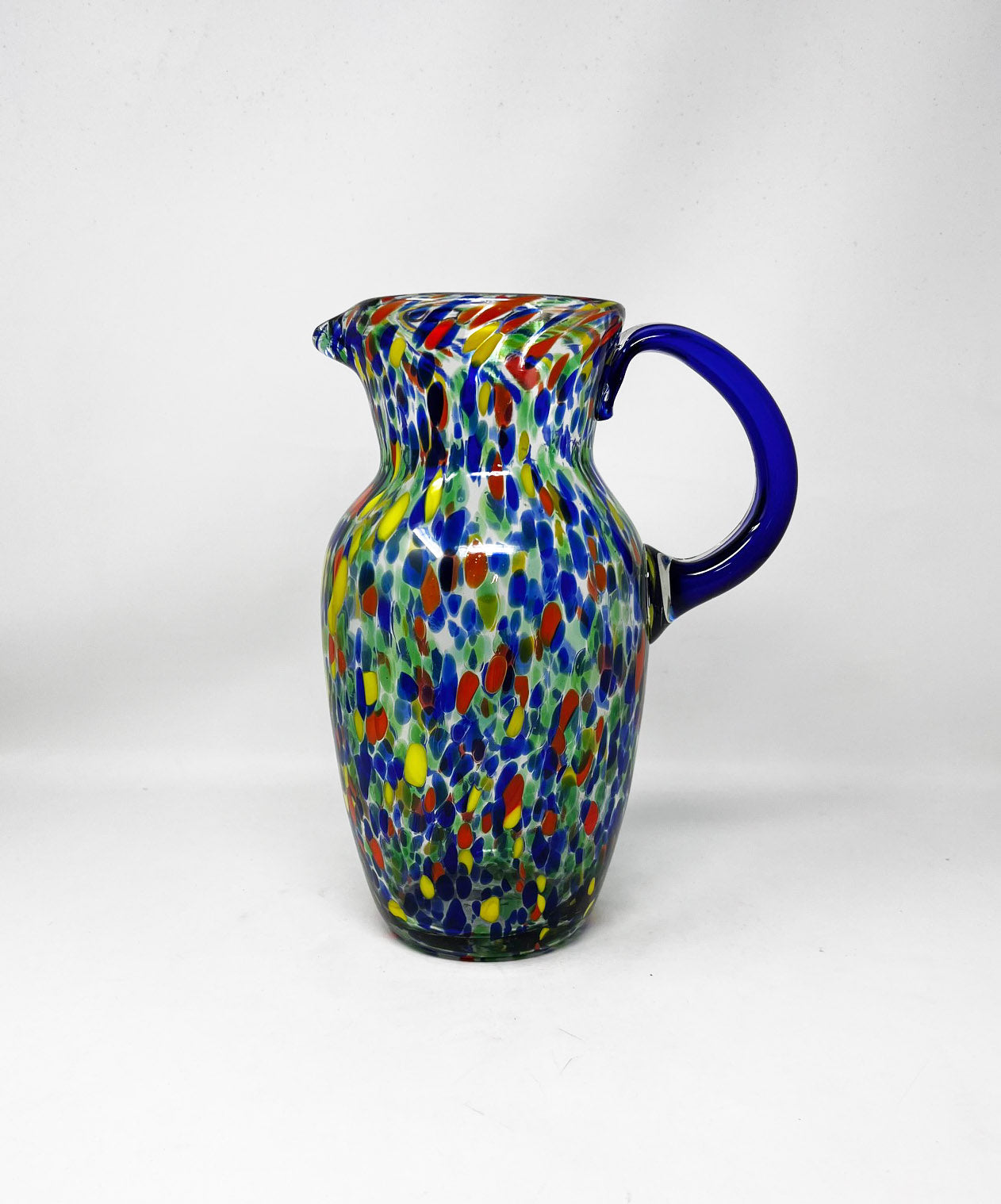 Copy Pitcher Copy of 80 oz Hand Blown Glass Pitcher - Tall Curved BYRG – Blue Dorado ...