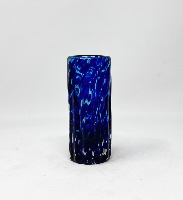 Hand Blown Shot Glass - Blue Ocean