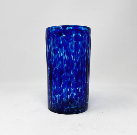 Hand Blown Water Glass - Blue Ocean