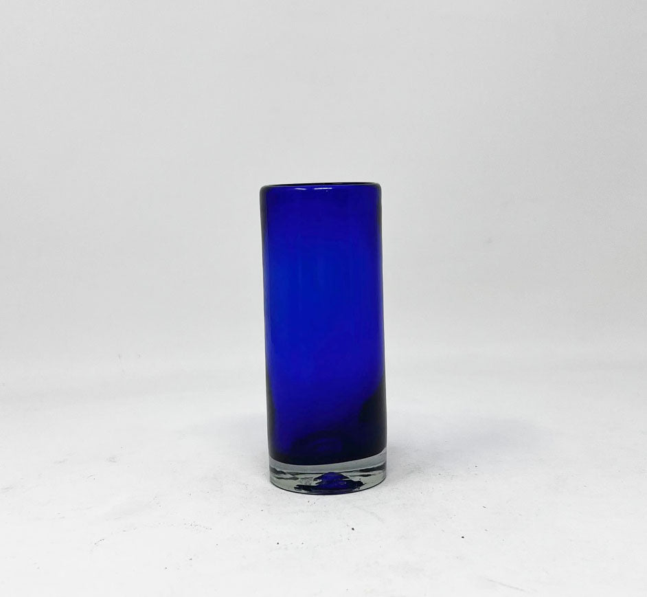 Hand Blown Shot Glass - Cobalt Blue