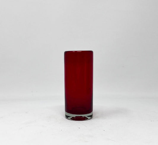 Hand Blown Shot Glass - Solid Red