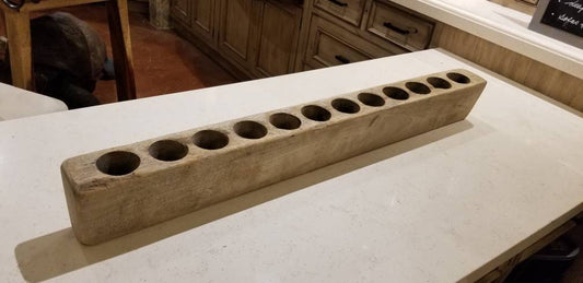 Sugar Mold from Mexico w/o Candles 12 Hole (Beige/Grey)