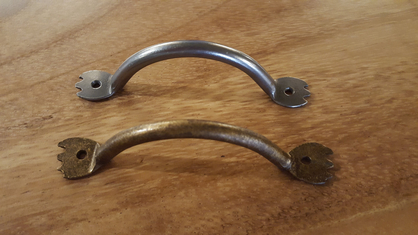 Iron Plain Claw Pull Small - Pewter