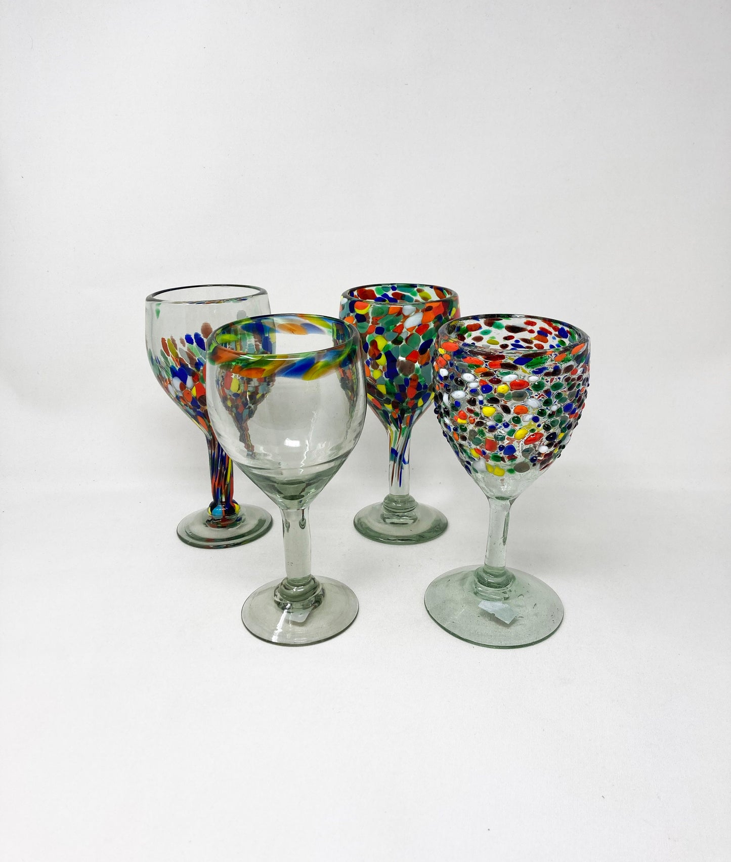 4 Hand Blown Wine Glass - The Cabo Collection